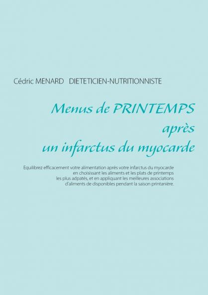 Menus de printemps après un infarctus du myocarde
