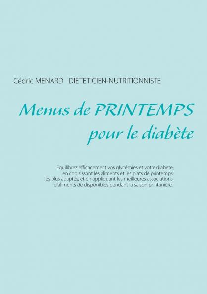 Menus de printemps pour le diabète