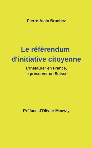 Le référendum d'initiative citoyenne