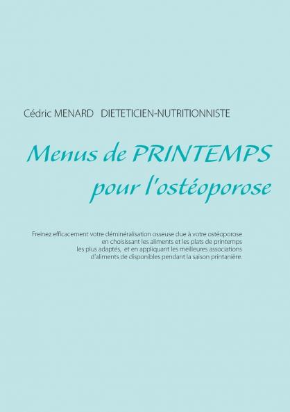 Menus de printemps pour l'ostéoporose