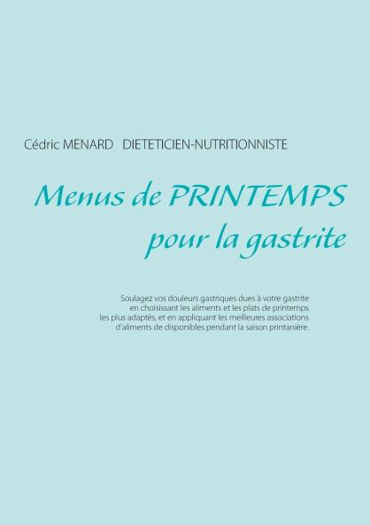 Menus de printemps pour la gastrite