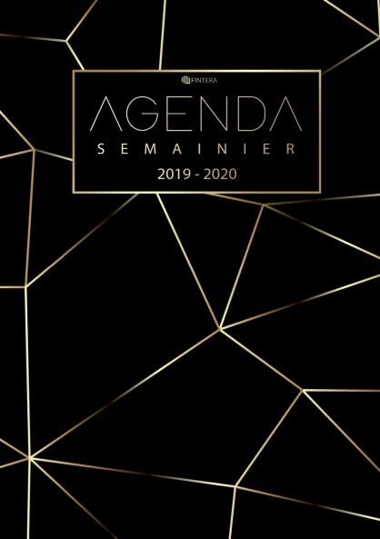 Agenda 2019 2020 - Agenda Semainier et Calendrier Août 2019 à Décembre 2020 Agenda Journalier
