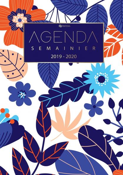 Agenda Journalier 2019 2020 - Agenda Semainier Août 2019 à Décembre 2020 Calendrier Agenda de Poche
