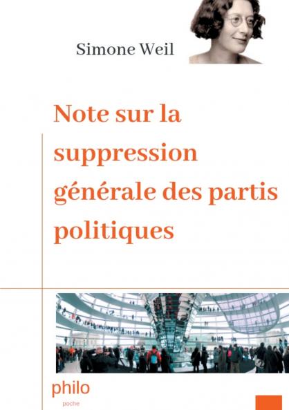 Note sur la suppression générale des partis politiques