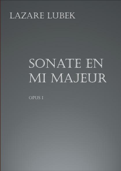 Sonate en mi majeur