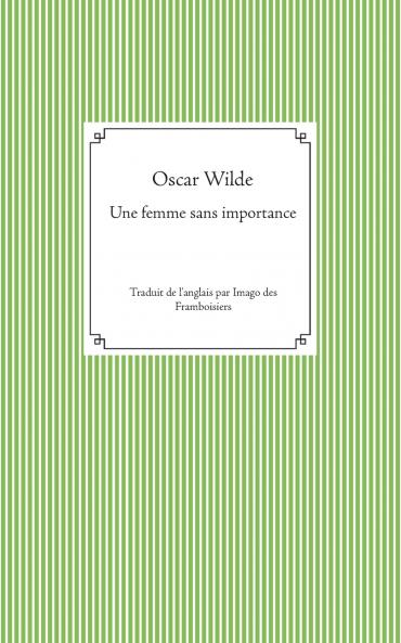Une femme sans importance