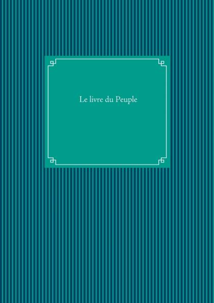 Le livre du Peuple
