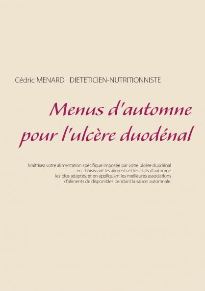 Menus d'automne pour l'ulcère duodénal