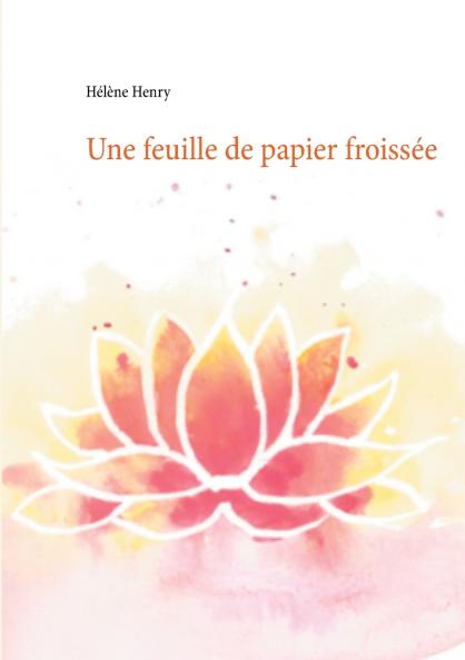 Une feuille de papier froissée