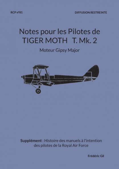 Notes pour les Pilotes de TIGER MOTH T. Mk. 2