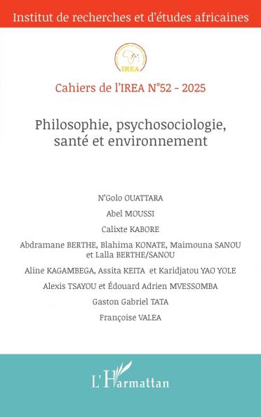 Philosophie psychosociologie santé et environnement
