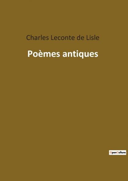 Poèmes antiques