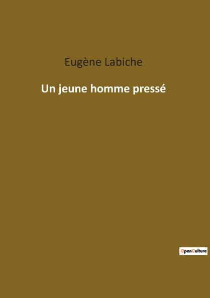 Un jeune homme pressé