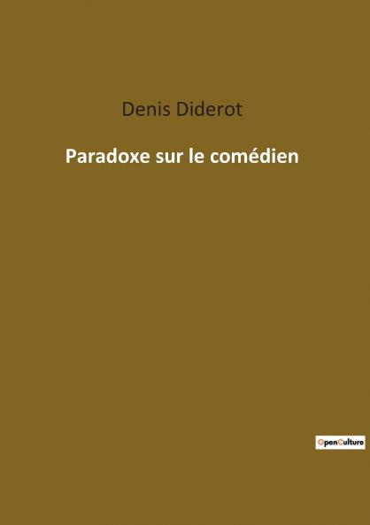 Paradoxe sur le comédien