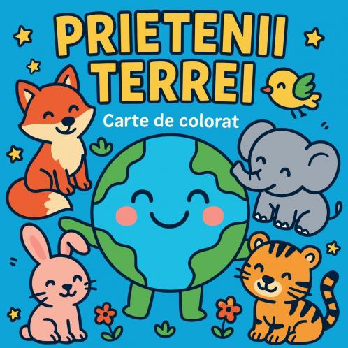Prietenii Terrei Carte de Colorat