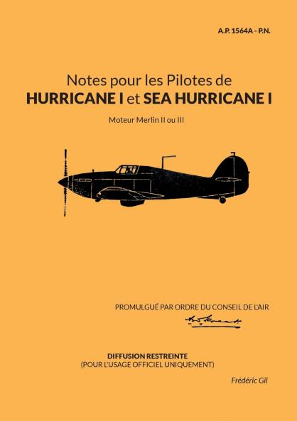 Notes pour les Pilotes de HURRICANE I et SEA HURRICANE I