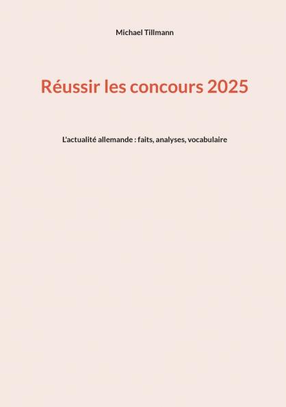Réussir les concours 2025