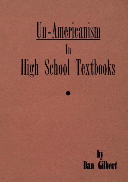 Un-Americanism in High School Textbooks