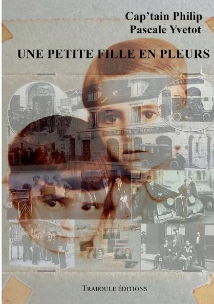 une petite fille en pleurs