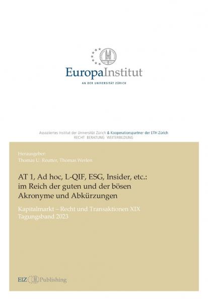 AT 1 Ad hoc L-QIF ESG Insider etc.