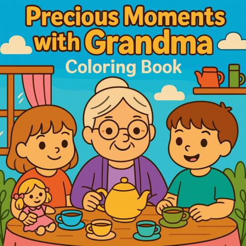 Precious Moments with Grandma - Coloring Book