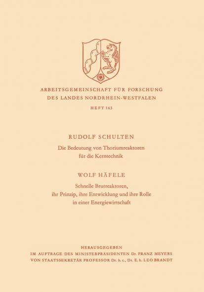 Die Bedeutung von Thoriumreaktoren f��r die Kerntechnik