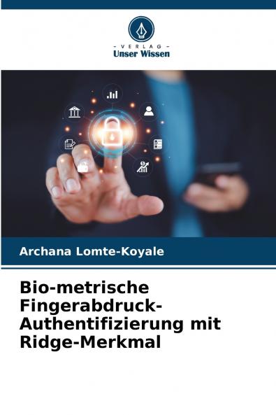 Bio-metrische Fingerabdruck-Authentifizierung mit Ridge-Merkmal