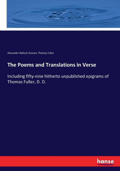 The Poems and Translations in Verse