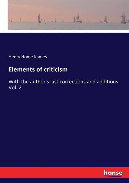 Elements of criticism