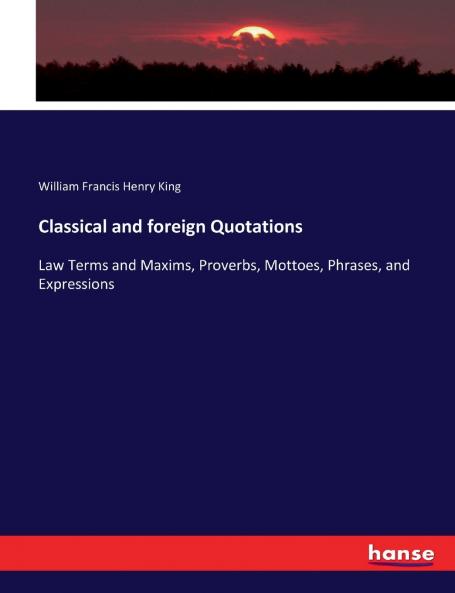 Classical and foreign Quotations