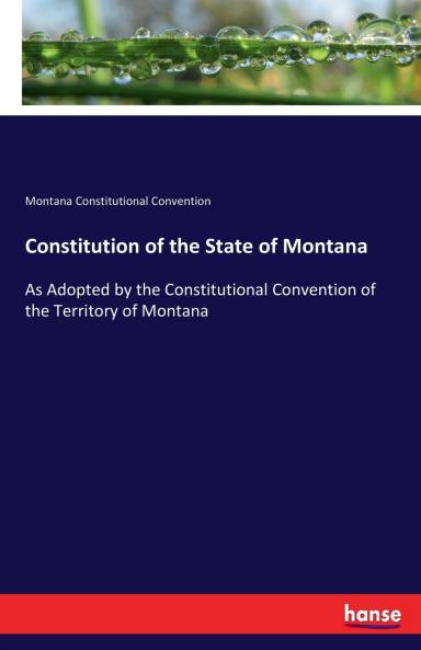 Constitution of the State of Montana