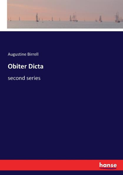Obiter Dicta