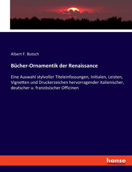 Bücher-Ornamentik der Renaissance