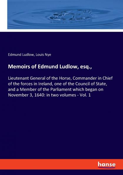 Memoirs of Edmund Ludlow esq.