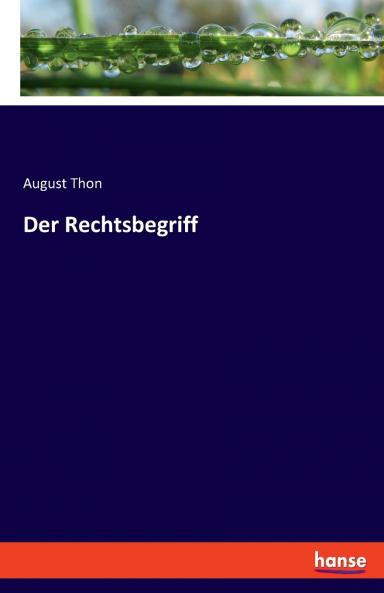 Der Rechtsbegriff