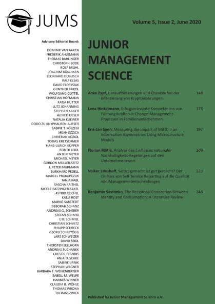 Junior Management Science Volume 5 Issue 2 June 2020