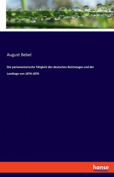 Die parlamentarische Tätigkeit des deutschen Reichstages und der Landtage von 1874-1876