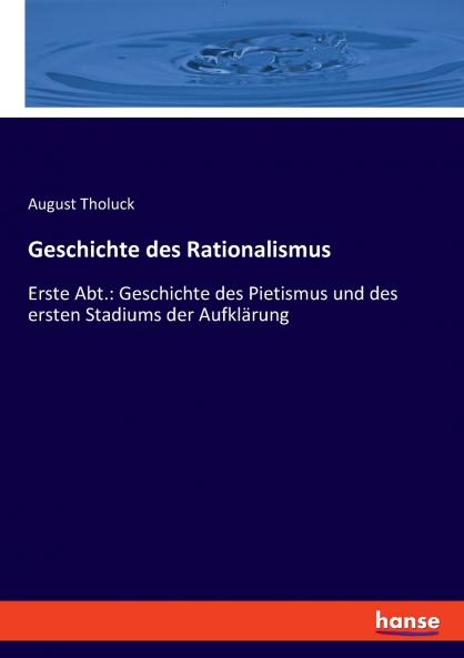 Geschichte des Rationalismus