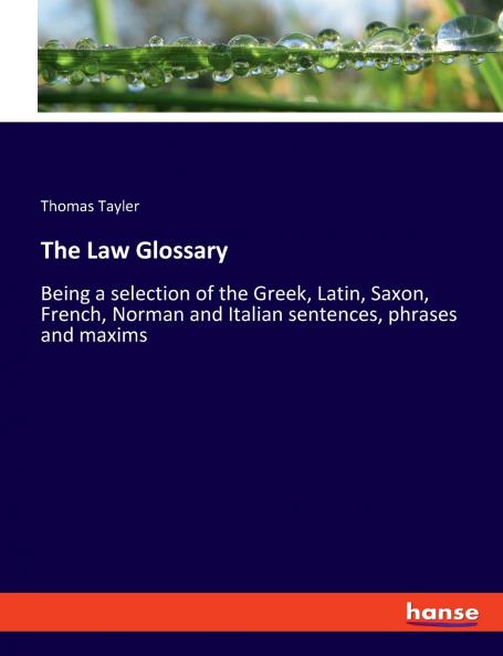 The Law Glossary