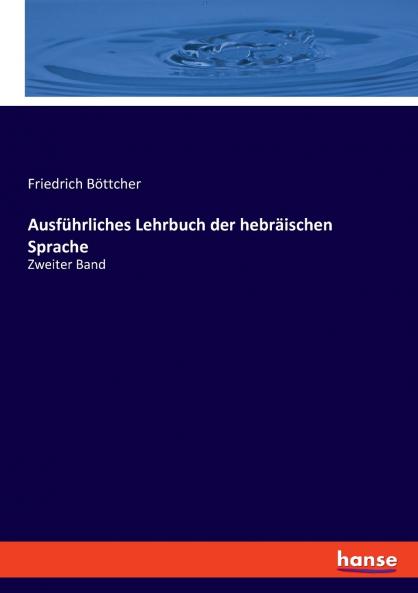 Ausführliches Lehrbuch der hebräischen Sprache