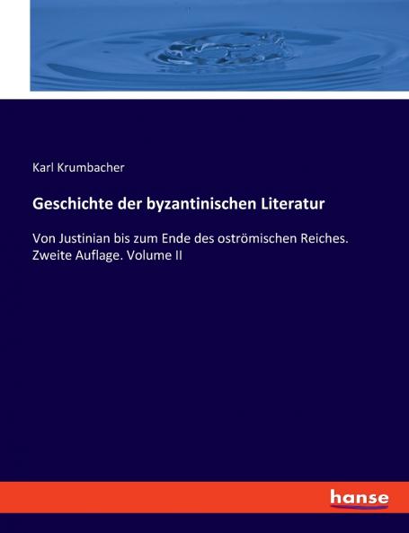 Geschichte der byzantinischen Literatur