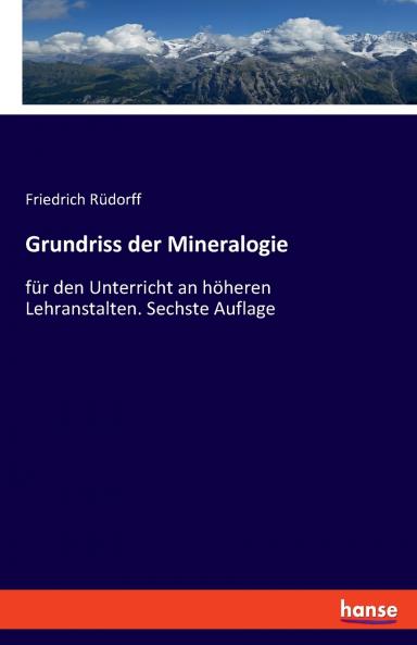 Grundriss der Mineralogie
