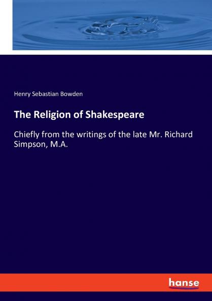 The Religion of Shakespeare