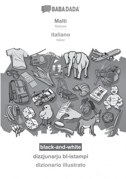 Malti - italiano dizzjunarju bl-istampi BW