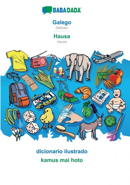 Galego - Hausa dicionario ilustrado