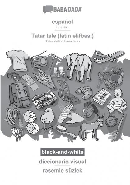 español - Tatar (latin characters) (in latin script) diccionario visual BW