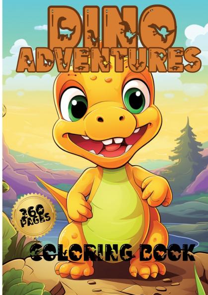 Dino Adventures Coloring Book