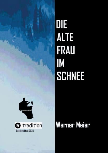 Die alte Frau im Schnee