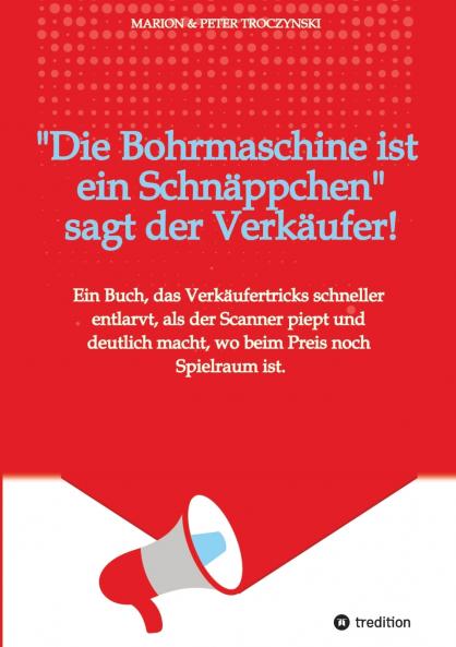 Die Bohrmaschine ist ein Schnäppchen sagt der Verkäufer