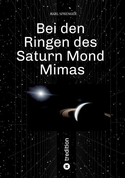 Bei den Ringen des Saturn Mond Mimas